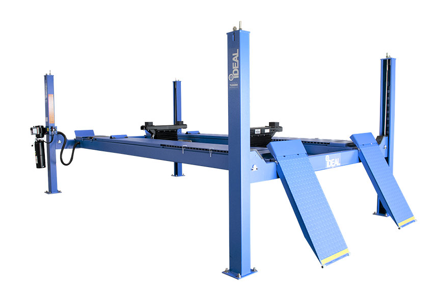 IDEAL FP14KAC-X 14,000 LB CABLE DRIVEN CLOSED FRONT 4 POST ALIGNMENT LIFT