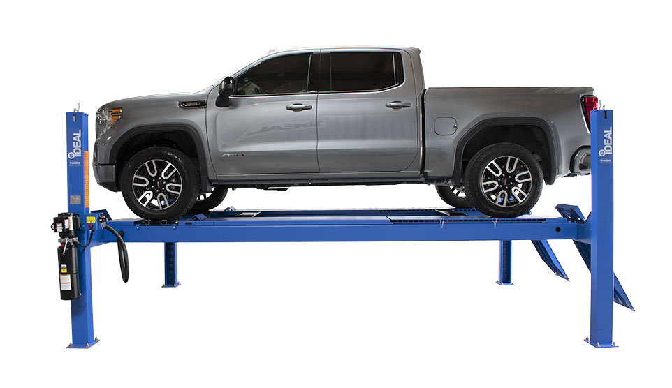 IDEAL FP14KAC-X 14,000 LB CABLE DRIVEN CLOSED FRONT 4 POST ALIGNMENT LIFT