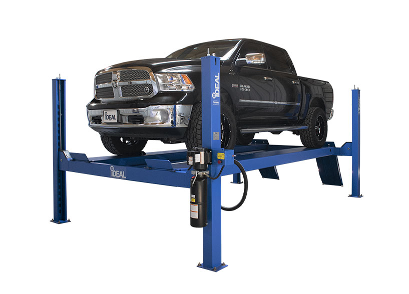 IDEAL FP14KC-X 14,000 LB CLOSED FRONT, CABLE DRIVEN 4 POST SERVICE LIFT