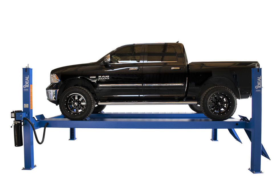 IDEAL FP14KC-X 14,000 LB CLOSED FRONT, CABLE DRIVEN 4 POST SERVICE LIFT