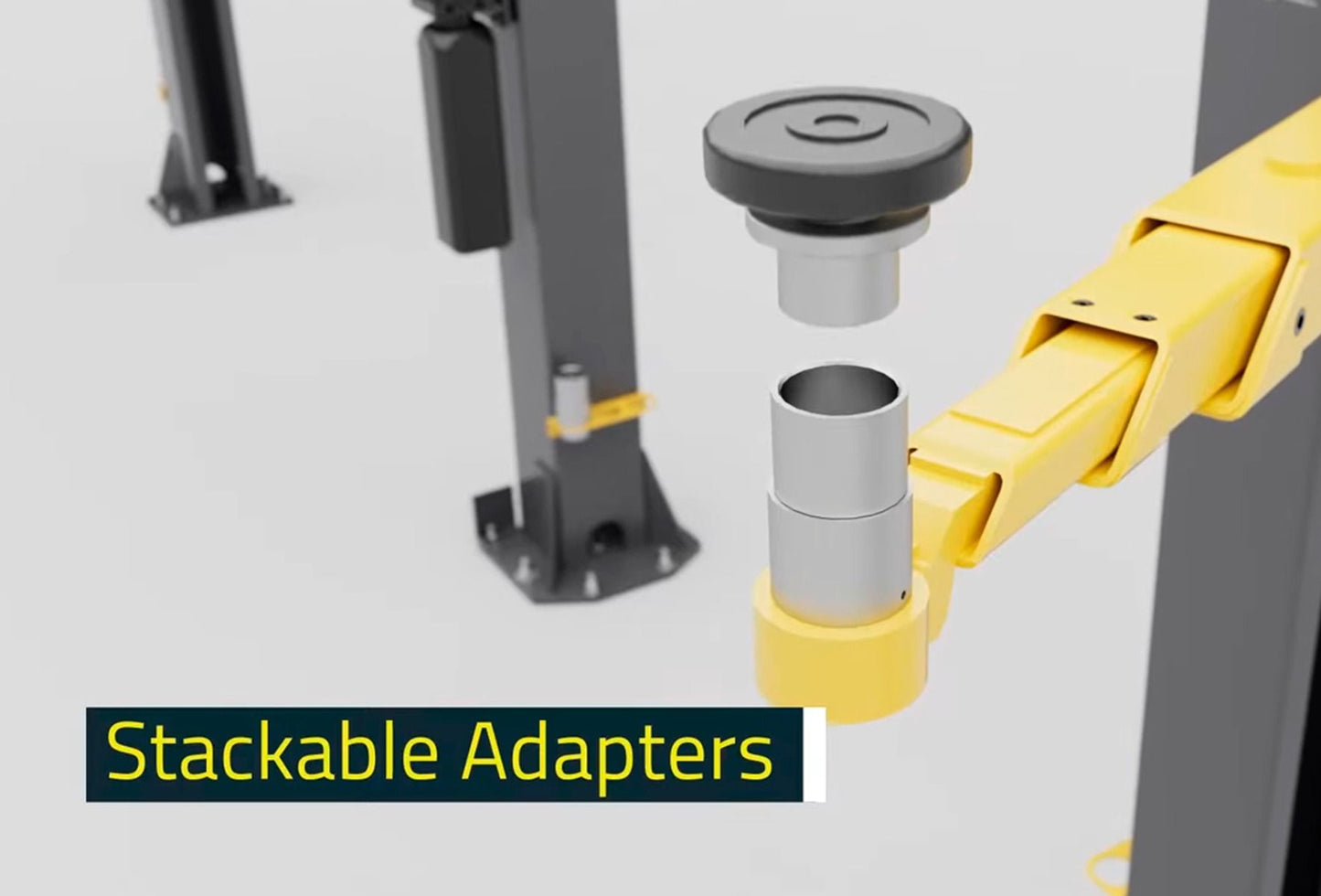 BendPak 10AP 10,000‐lb. Capacity / Adaptable Clearfloor / Adjustable Width / 145" O.A. Height