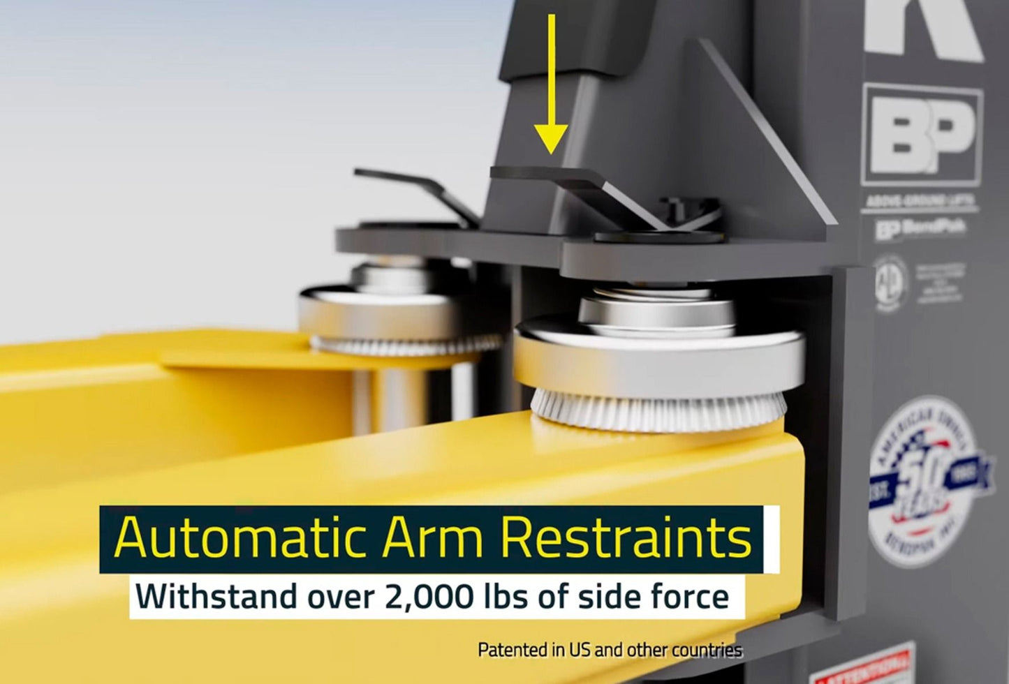 BendPak 10AP 10,000‐lb. Capacity / Adaptable Clearfloor / Adjustable Width / 145" O.A. Height