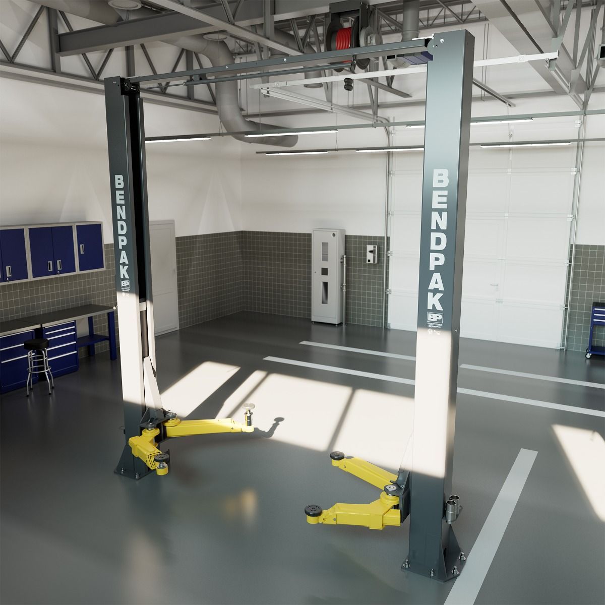 BendPak 10AP 10,000‐lb. Capacity / Adaptable Clearfloor / Adjustable Width / 145" O.A. Height