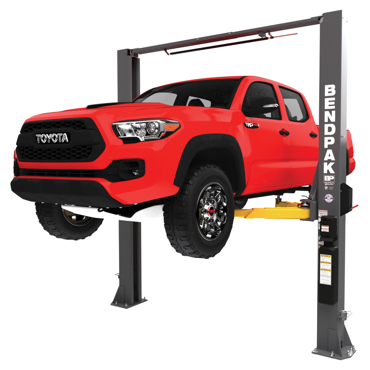 BendPak 10AP 10,000‐lb. Capacity / Adaptable Clearfloor / Adjustable Width / 145" O.A. Height