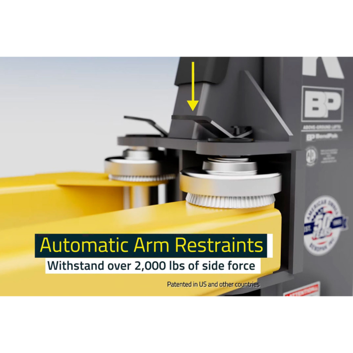 BendPak 10APX-181 10,000‐lb. Capacity / Adaptable Clearfloor / Adjustable Width / HIGH-RISE / 181" O.A. Height