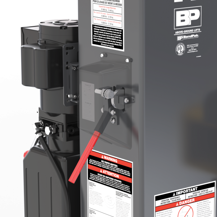 BendPak 12AP-SRT 12,000‐lb. Capacity / Short-Rise / 2-Post Lift