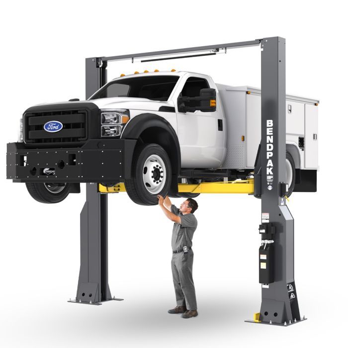 BendPak 20AP 20,000-lb. Capacity / Adaptable Clearfloor / High-Rise / Heavy-Duty Twin Post Lift / 169" O.A. Height