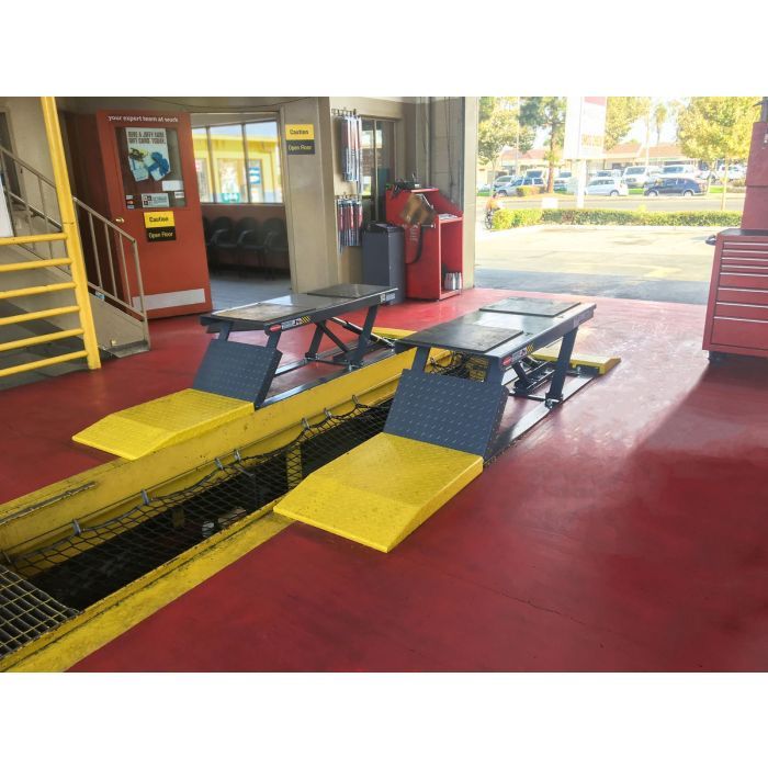 BendPak P-9000LT 9,000-lb. Capacity / Low-Rise Lift / Open-Center / Pit-Style