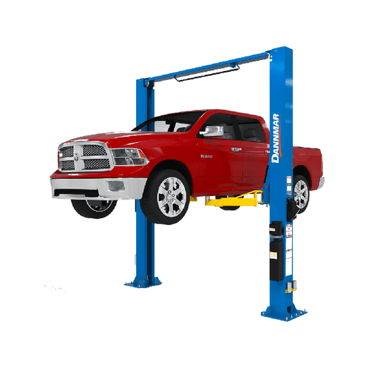 Dannmar D2-12C 12,000-lbs. Capacity Heavy-Duty Two-Post Lift / Symmetric Clearfloor / 168" O.A. Height