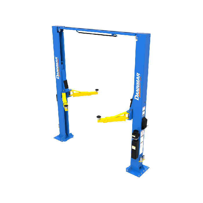 Dannmar D2-12C 12,000-lbs. Capacity Heavy-Duty Two-Post Lift / Symmetric Clearfloor / 168" O.A. Height