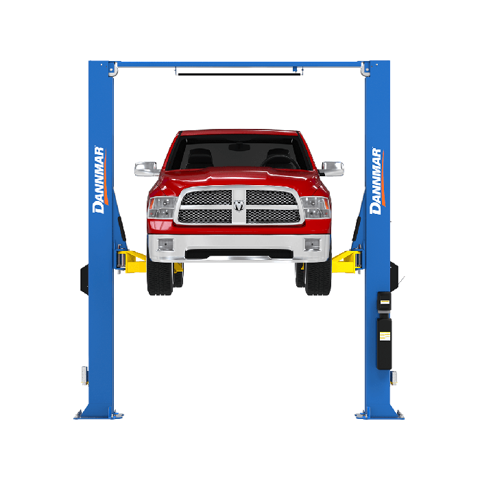 Dannmar D2-12C 12,000-lbs. Capacity Heavy-Duty Two-Post Lift / Symmetric Clearfloor / 168" O.A. Height