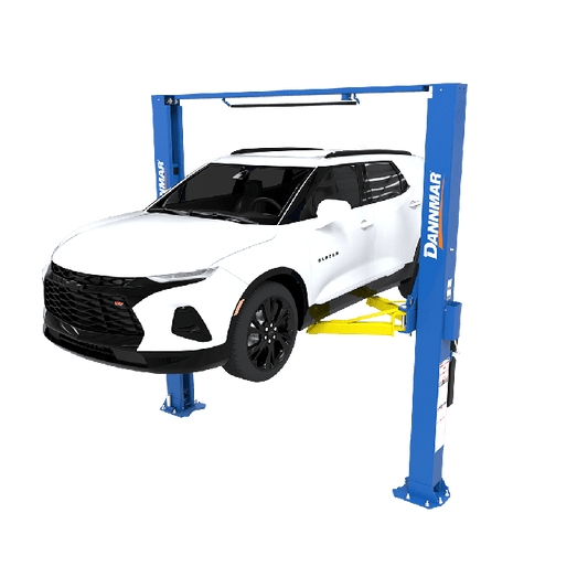 Dannmar D2-10C 10,000-lbs. Capacity Two-Post Lift / Symmetric / Includes Stackable Pads and Adapters / 145" O.A Height