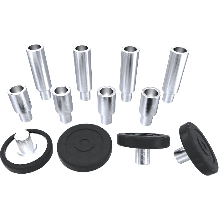 Dannmar D2-10C 10,000-lbs. Capacity Two-Post Lift / Symmetric / Includes Stackable Pads and Adapters / 145" O.A Height