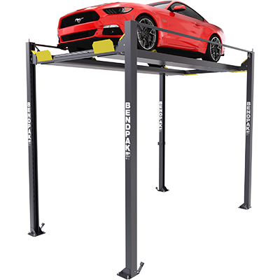 BENDPAK HD-7PXW 7,000-LB. CAPACITY ALI CERTIFIED / SUPER-TALL RISE / FOUR-POST LIFT / VEHICLE DISPLAY PLATFORM