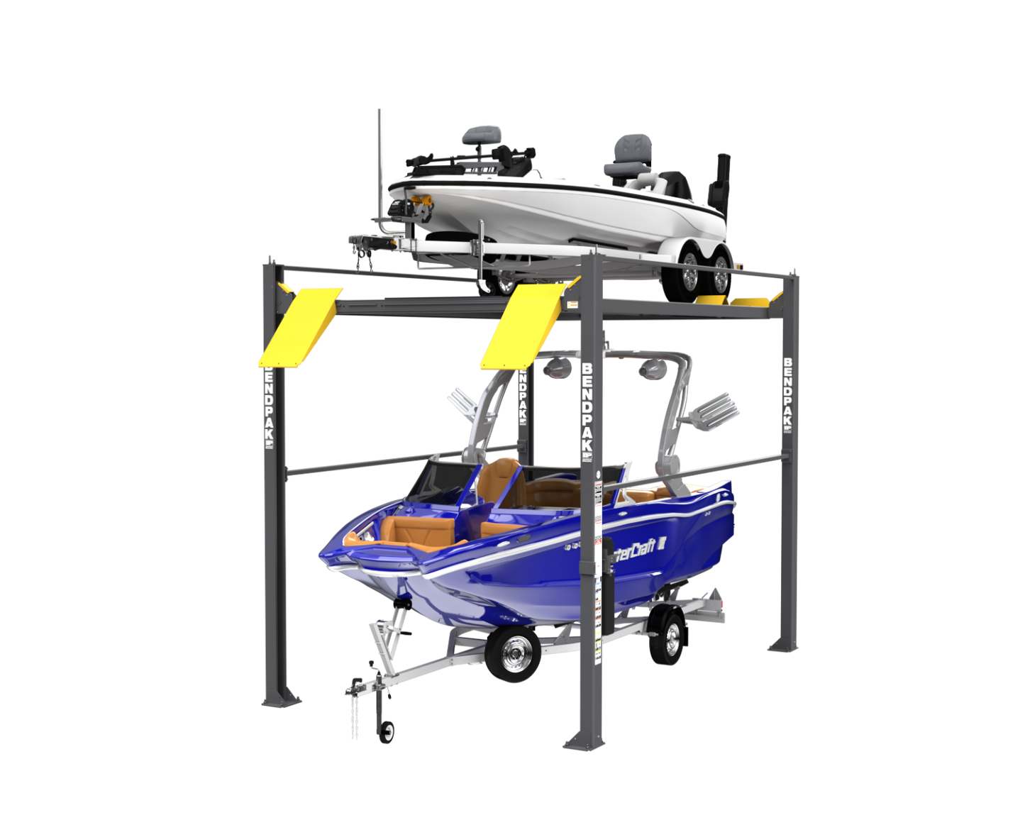 BENDPAK HD-7500PBX 7,500 LB. CAPACITY / VEHICLE & BOAT STORAGE LIFT / 144" RISE