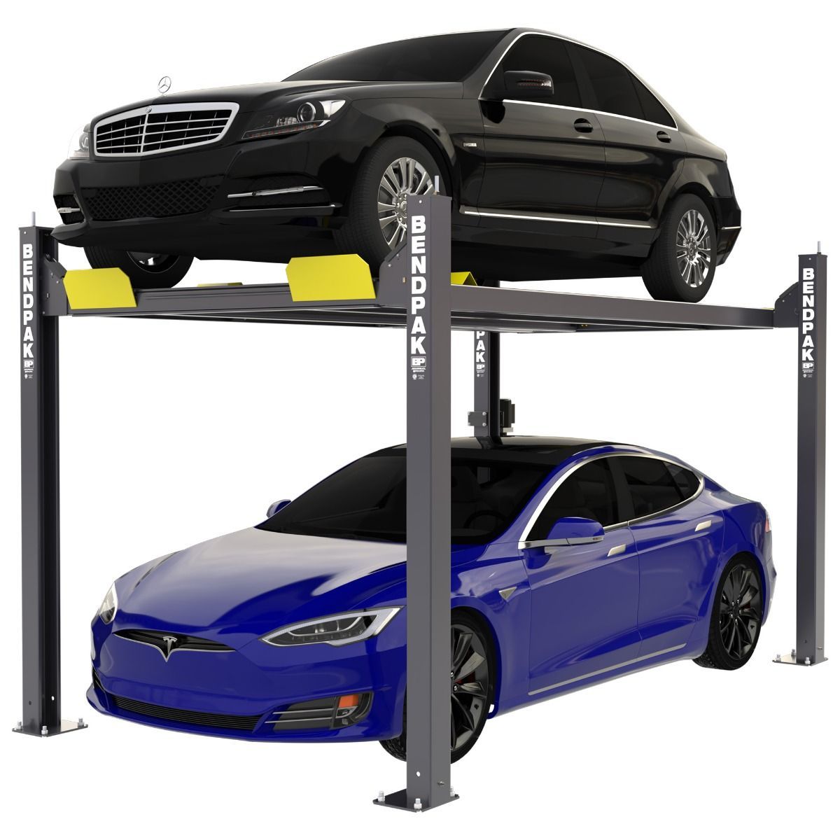 BENDPAK HD-7P 7,000-LB. CAPACITY ALI CERTIFIED SHORT RUNWAYS EXTRA-TALL CAR LIFT