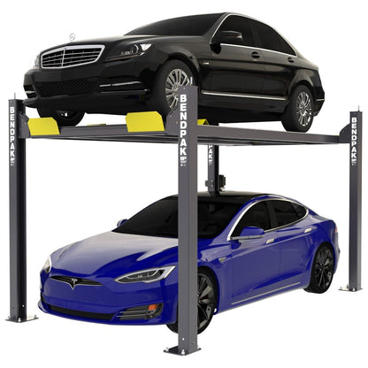 BENDPAK HD-7P 7,000-LB. CAPACITY ALI CERTIFIED SHORT RUNWAYS EXTRA-TALL CAR LIFT